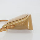 LOUIS VUITTON Monogram Vernis Minna Street Bag Noisette M91508 LV Auth 197006-4