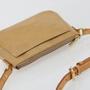LOUIS VUITTON Monogram Vernis Minna Street Bag Noisette M91508 LV Auth 197006-6
