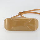 LOUIS VUITTON Monogram Vernis Minna Street Bag Noisette M91508 LV Auth 197006-5