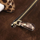 Salvatore Ferragamo Gancini Hand Bag Harako leather 2way Brown Gold Auth 197007A-26