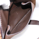 Salvatore Ferragamo Gancini Hand Bag Harako leather 2way Brown Gold Auth 197007A-28