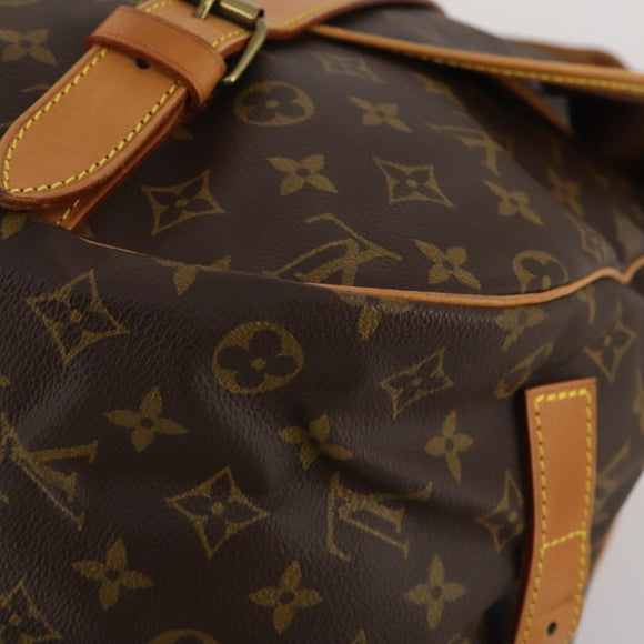 LOUIS VUITTON Monogram Saumur 43 Shoulder Bag M42252 LV Auth 197008