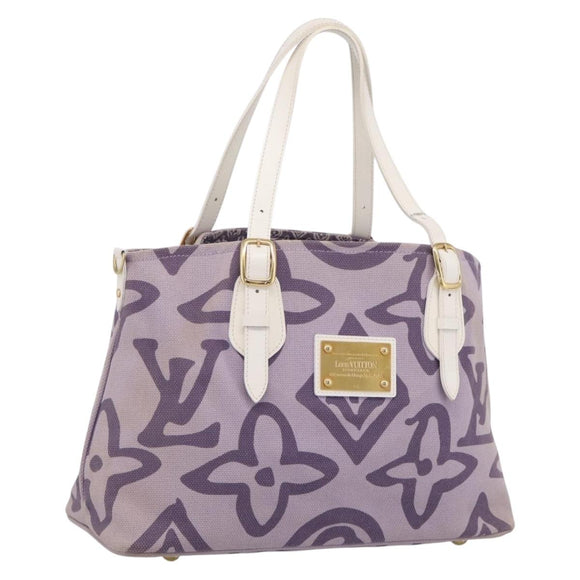 LOUIS VUITTON Cruise Line Tai Sienne PM Canvas Purple Lila M95680 Auth 197012