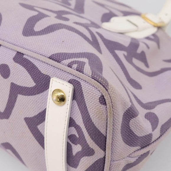 LOUIS VUITTON Cruise Line Tai Sienne PM Canvas Purple Lila M95680 Auth 197012