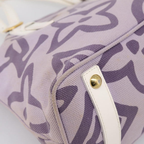 LOUIS VUITTON Cruise Line Tai Sienne PM Canvas Purple Lila M95680 Auth 197012