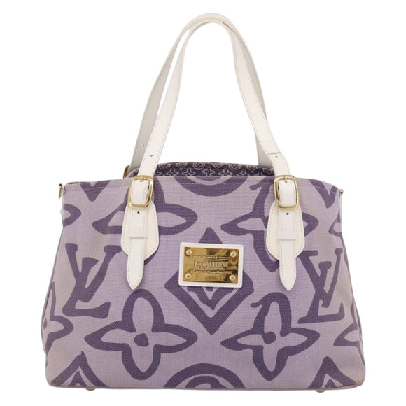 LOUIS VUITTON Cruise Line Tai Sienne PM Canvas Purple Lila M95680 Auth 197012