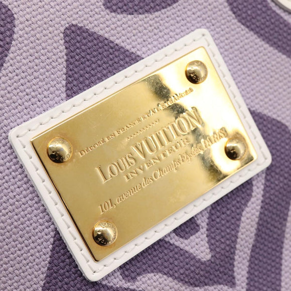 LOUIS VUITTON Cruise Line Tai Sienne PM Canvas Purple Lila M95680 Auth 197012