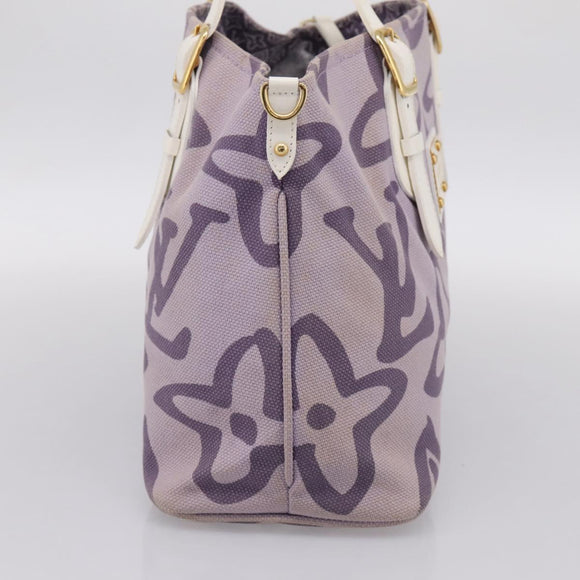 LOUIS VUITTON Cruise Line Tai Sienne PM Canvas Purple Lila M95680 Auth 197012