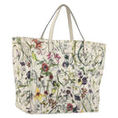 GUCCI Flora Tote Bag Canvas Multicolor 282439 Auth 197013A-1