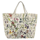 GUCCI Flora Tote Bag Canvas Multicolor 282439 Auth 197013A-13