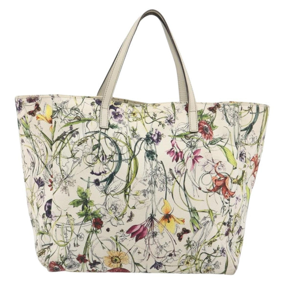 GUCCI Flora Tote Bag Canvas Multicolor 282439 Auth 197013A
