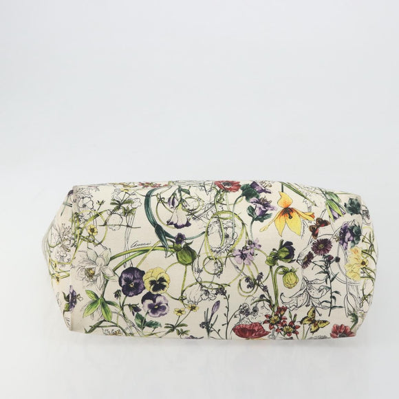 GUCCI Flora Tote Bag Canvas Multicolor 282439 Auth 197013A