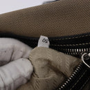 PRADA Tote Bag Canvas Beige Silver Auth 197022A-24