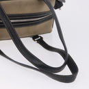 PRADA Tote Bag Canvas Beige Silver Auth 197022A-7