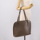LOUIS VUITTON Epi Lussac Shoulder Bag Gray Pepper M5228C LV Auth 197024-26