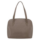 LOUIS VUITTON Epi Lussac Shoulder Bag Gray Pepper M5228C LV Auth 197024-2