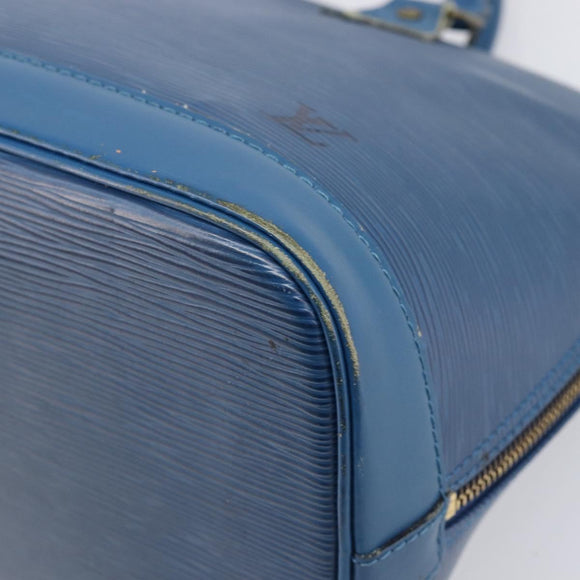 LOUIS VUITTON Epi Alma Hand Bag Toledo Blue M52145 LV Auth 197025