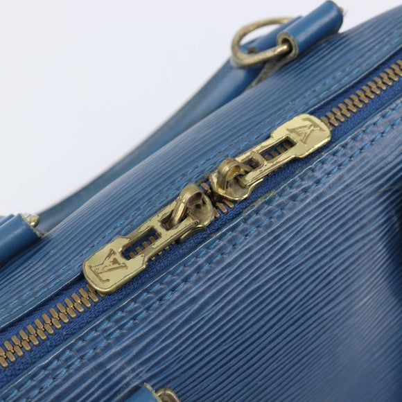 LOUIS VUITTON Epi Alma Hand Bag Toledo Blue M52145 LV Auth 197025