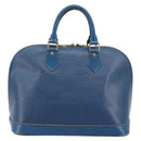 LOUIS VUITTON Epi Alma Hand Bag Toledo Blue M52145 LV Auth 197025-3