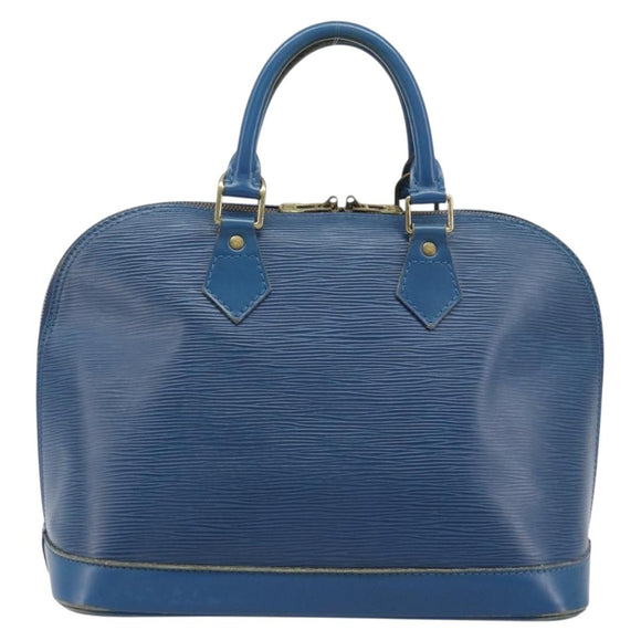 LOUIS VUITTON Epi Alma Hand Bag Toledo Blue M52145 LV Auth 197025