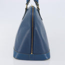 LOUIS VUITTON Epi Alma Hand Bag Toledo Blue M52145 LV Auth 197025-5