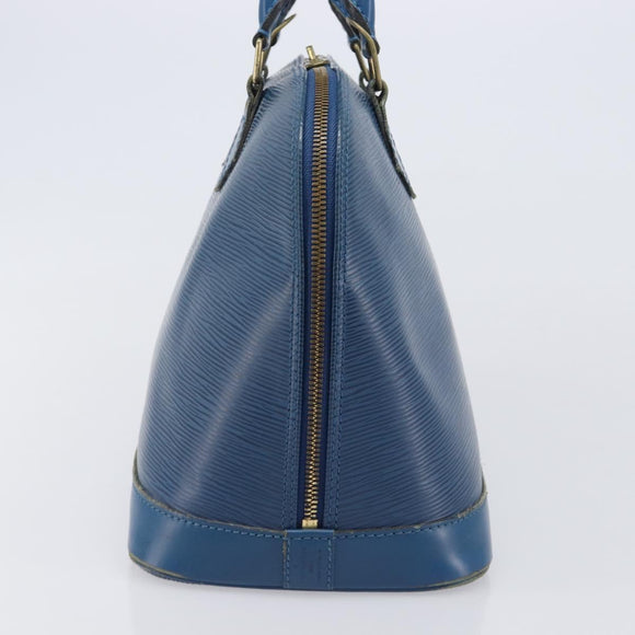 LOUIS VUITTON Epi Alma Hand Bag Toledo Blue M52145 LV Auth 197025