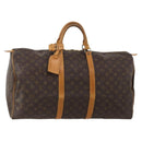 LOUIS VUITTON Monogram Keepall 55 Boston Bag M41424 LV Auth 197026-1
