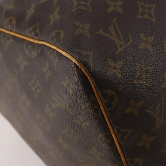 LOUIS VUITTON Monogram Keepall 55 Boston Bag M41424 LV Auth 197026