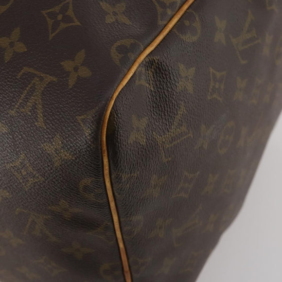 LOUIS VUITTON Monogram Keepall 55 Boston Bag M41424 LV Auth 197026
