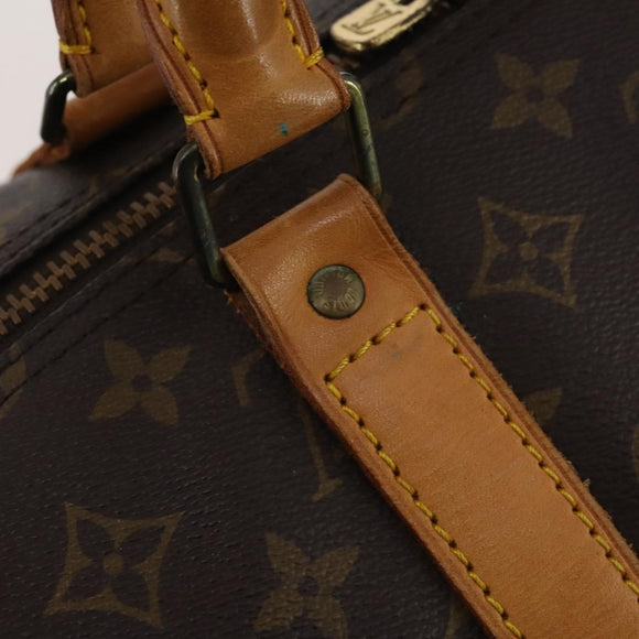 LOUIS VUITTON Monogram Keepall 55 Boston Bag M41424 LV Auth 197026