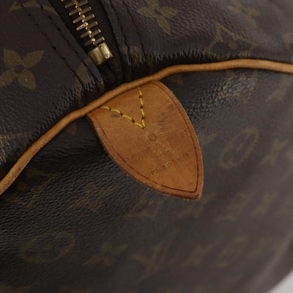 LOUIS VUITTON Monogram Keepall 55 Boston Bag M41424 LV Auth 197026