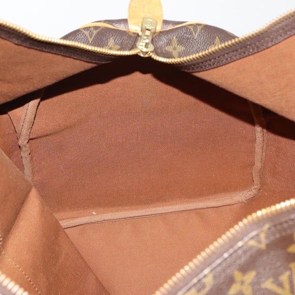 LOUIS VUITTON Monogram Keepall 55 Boston Bag M41424 LV Auth 197026