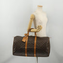 LOUIS VUITTON Monogram Keepall 55 Boston Bag M41424 LV Auth 197026-22