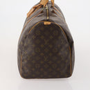 LOUIS VUITTON Monogram Keepall 55 Boston Bag M41424 LV Auth 197026-3
