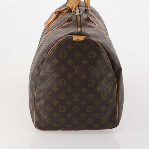 LOUIS VUITTON Monogram Keepall 55 Boston Bag M41424 LV Auth 197026