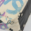 CHANEL New Travel Line Hawaii Limited Tote Bag Nylon White Silver CC Auth 197028-13