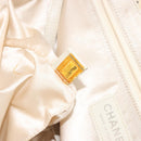 CHANEL New Travel Line Hawaii Limited Tote Bag Nylon White Silver CC Auth 197028-22