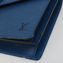 LOUIS VUITTON Epi Concorde Hand Bag Blue M52135 LV Auth 197029A-15