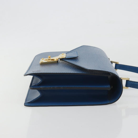 LOUIS VUITTON Epi Concorde Hand Bag Blue M52135 LV Auth 197029A
