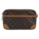 LOUIS VUITTON Monogram Compiegne 23 Clutch Bag M51847 LV Auth 197031-13