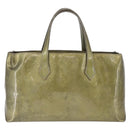 LOUIS VUITTON Monogram Vernis Wilshire PM Bag Gris Art Deco M91627 Auth 197033-2