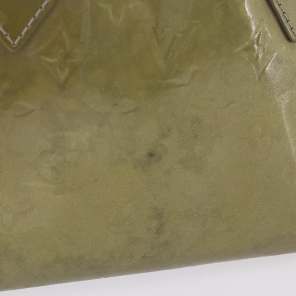 LOUIS VUITTON Monogram Vernis Wilshire PM Bag Gris Art Deco M91627 Auth 197033
