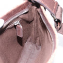 GUCCI GG Canvas Shoulder Bag Beige Silver 122793 Auth 197038-17