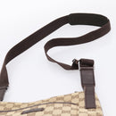 GUCCI GG Canvas Shoulder Bag Beige Silver 122793 Auth 197038-8