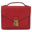LOUIS VUITTON Epi Monceau 28 Hand Bag Red M40783 LV Auth 197039-13