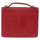 LOUIS VUITTON Epi Monceau 28 Hand Bag Red M40783 LV Auth 197039-2