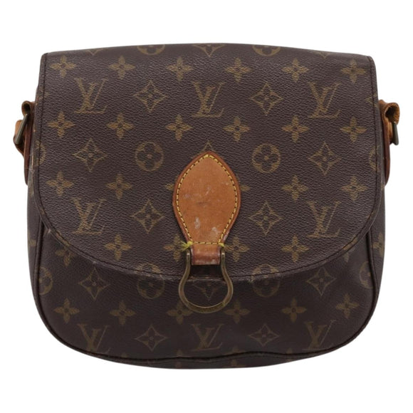 LOUIS VUITTON Monogram Saint Cloud GM Shoulder Bag M51242 LV Auth 197042