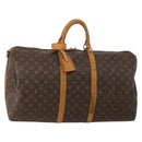 LOUIS VUITTON Monogram Keepall Bandouliere 50 Boston Bag M41416 LV Auth 197044-1