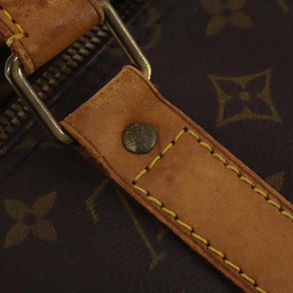 LOUIS VUITTON Monogram Keepall Bandouliere 50 Boston Bag M41416 LV Auth 197044