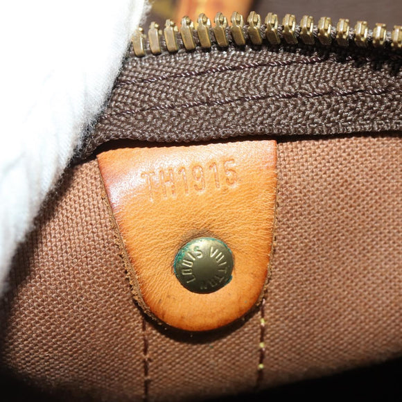 LOUIS VUITTON Monogram Keepall Bandouliere 50 Boston Bag M41416 LV Auth 197044